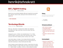 Tablet Screenshot of henrik.tehnokratt.net